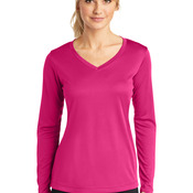 Ladies Long Sleeve PosiCharge ® Competitor V Neck Tee