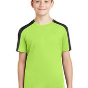 Youth PosiCharge &#174; Competitor &#153; Sleeve Blocked Tee