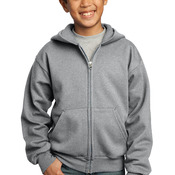 Youth Core Fleece Full Zip Hooded Sweatshirt