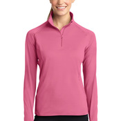Ladies Sport Wick ® Stretch 1/4 Zip Pullover